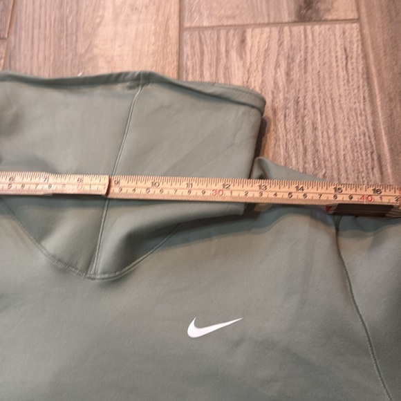 Nike Pro Therma Fit Shirt Slim Fit Green High Neck‎ Pockets Pullover Large NWT - Picture 6 of 12